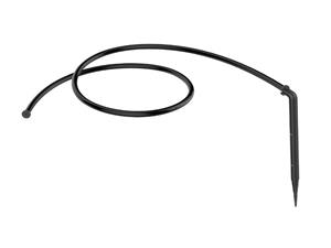 کیت قطره چکان تکی گلخانه ای پایه دار همراه با 50cm لوله ماکارانی نرم با اتصالات