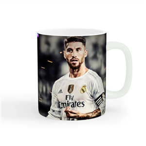 ماگ سرامیکی مدل سرخیو راموس sergio ramos کد wall-3840 