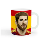 ماگ سرامیکی مدل سرخیو راموس sergio ramos کد wall-3839