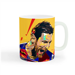 ماگ سرامیکی مدل لیونل مسی lionel messi کد wall-3697