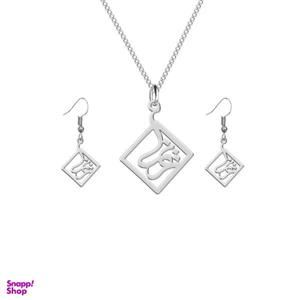 نیم ست نقره ترمه 1 طرح ترنم کد L552