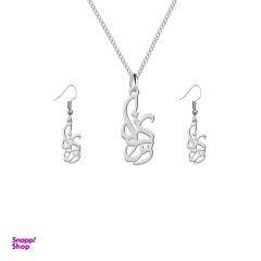 نیم ست نقره ترمه 1 طرح رکسانا کد L571