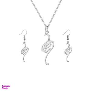 نیم ست نقره ترمه 1 طرح رکسانا کد L574