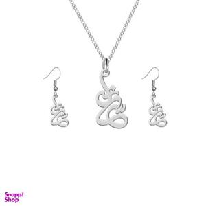 نیم ست نقره ترمه 1 طرح سمانه کد L582
