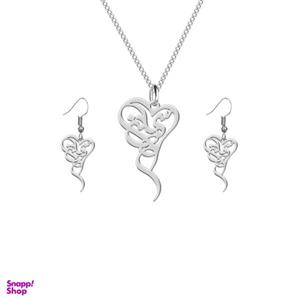 نیم ست نقره ترمه 1 طرح سمانه کد L585