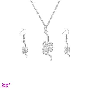 نیم ست نقره ترمه 1 طرح سمانه کد L587