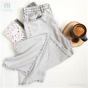 شلوار جین نیم بگ زنانه کد 341