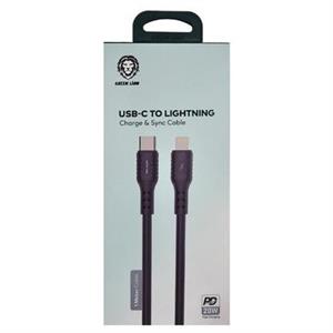 کابل شارژ تبدیل USB-C TO LIGHTNING برند گرین لاین، ۱متری، ۲۰W 