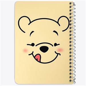 دفتر لیست خرید 50 برگ خندالو طرح خرس پو Winnie The Pooh کد 1591