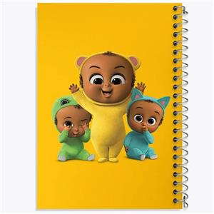 دفتر شطرنجی 50 برگ خندالو طرح بچه رئیس Boss Baby کد 10331