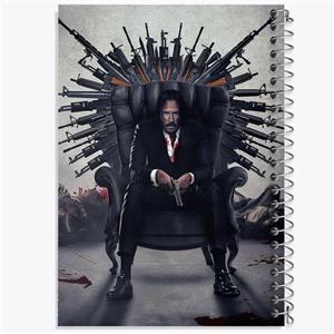 دفتر لیست خرید 50 برگ خندالو طرح جان ویک John Wick کد 28557 