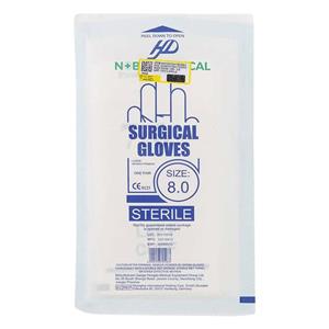دستکش جراحی اچ دی مدل A3 سایز 8 بسته 10 عددی