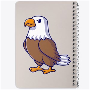 دفتر لیست خرید 50 برگ خندالو طرح حیوانات بامزه عقاب کد 29700