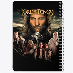 دفتر لیست خرید 50 برگ خندالو طرح ارباب حلقه ها Lord of the Rings کد 4763
