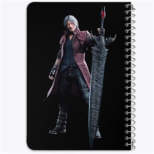 دفتر لیست خرید 50 برگ خندالو طرح بازی دویل می کرای Devil May Cry کد 30232