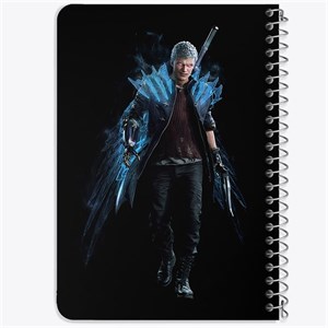 دفتر لیست خرید 50 برگ خندالو طرح بازی دویل می کرای Devil May Cry کد 30233