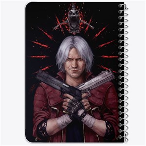 دفتر لیست خرید 50 برگ خندالو طرح بازی دویل می کرای Devil May Cry کد 30234