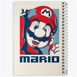دفتر لیست خرید 50 برگ خندالو طرح سوپر ماریو کد 30438