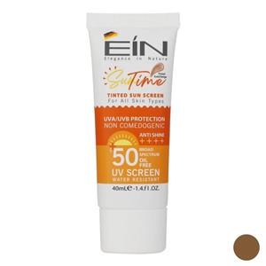 کرم ضد آفتاب رنگی ای آی ان مدل Suntime Gold
