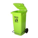 سطل زباله سبلان پلاستیک 100 لیتری پدال دار مدل 203/1