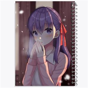 دفتر شطرنجی 50 برگ خندالو طرح ساکورا انیمه فیت استی نایت Fate Stay Night کد 22814