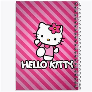 دفتر شطرنجی 50 برگ خندالو طرح هلو کیتی کد 24748