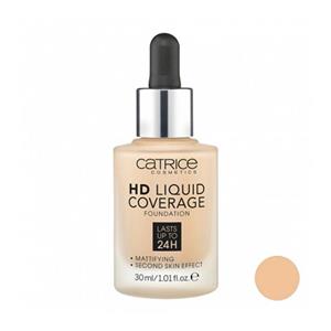 کرم پودر کاتریس سری HD مدل Liquid Coverage شماره 002 حجم 30 میلی لیتر
