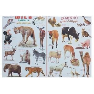 برچسب مدل حیوانات اهلی و وحشی کد 001 -