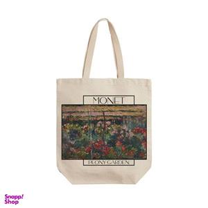 ساک خرید ترمه طراحان ایده مدل باغ گل صد تومانی از مونه کد art0228 - L