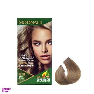 کیت رنگ مو مونالی اسکای شماره 8.31 حجم 100 میلی لیتر رنگ بلوند بژ روشن