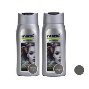 شامپو رنگساژ مارال شماره 7/11 حجم 400 میلی لیتر رنگ کروماتیک مجموعه دو عددی