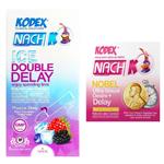 کاندوم ناچ کدکس مدل Ice Double Delay بسته 12 عددی به همراه کاندوم مدل Nobel Desire Delay بسته 3 عددی