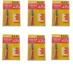 چسب قطره ای رازی مدل h29 حجم 3 میلی لیتر بسته 6 عددی