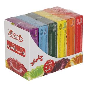 پودر ژله دراژه - 100 گرم بسته 6 عددی