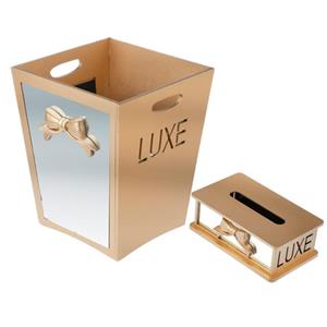 ست سطل و جای دستمال کاغذی مدل L-192