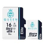 کارت حافظه Micro SDHC کوئین تک مدل Elite V10-433X کلاس 10 استاندارد UHS-l U1 سرعت 65mbps ظرفیت 16 گیگابایت به همراه آداپتور SD