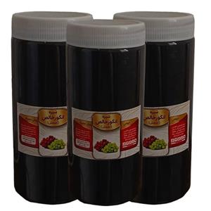 شیره انگور خالص - 1000 گرم بسته 3 عددی