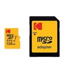 کارت حافظه microSDXC کداک Premium Performance کلاس 10 سرعت 90MBps ظرفیت 128 گیگابایت همراه با آداپتور SD 