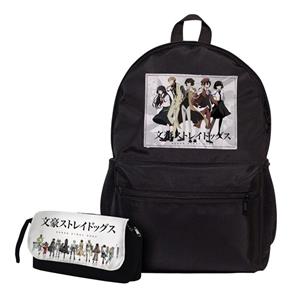 کوله پشتی مدل  انیمه سگ های ولگرد بانگو دازای به همراه جامدادی