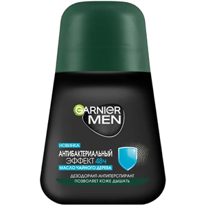 رول ضد تعریق مردانه 48 ساعته گارنیر 50 میل Garnier Clean Effect 48H Roll-On Deodorant for Men 