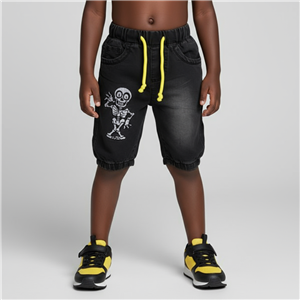 شلوارک پسرانه مدل اسکلت کد 10088