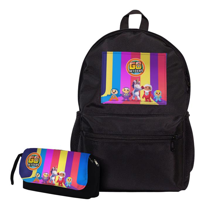 کوله پشتی مدل جت سواران گو جترز به همراه جامدادی