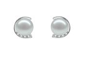 Women pearl earrings nail Zarnegar
