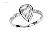 Women tears silver ring element R3256C models 