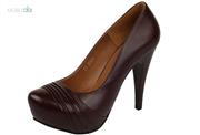 Women leather Brown formal shoes Romina 