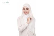 Women flower White cotton scarf macho