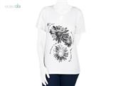 Women turtlenecks Knitted Tshirt designs Saman Tricot sunflower White