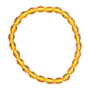 دستبند نقره جات بافندگان مدل صمغ کهربا کد 856 -