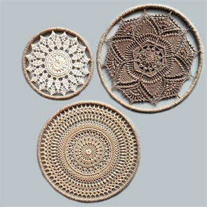 دیوارکوب بافتنی مدل دریم کچر کد R17 مجموعه 3 عددی