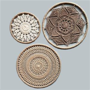 دیوارکوب بافتنی مدل دریم کچر کد R17 مجموعه 3 عددی